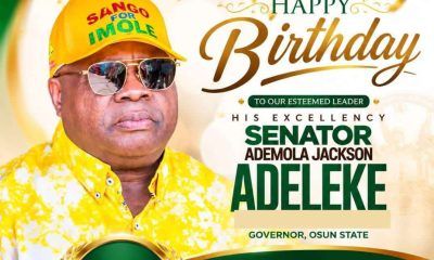Akinleye celebrates Adeleke at 66, prays for second term victory