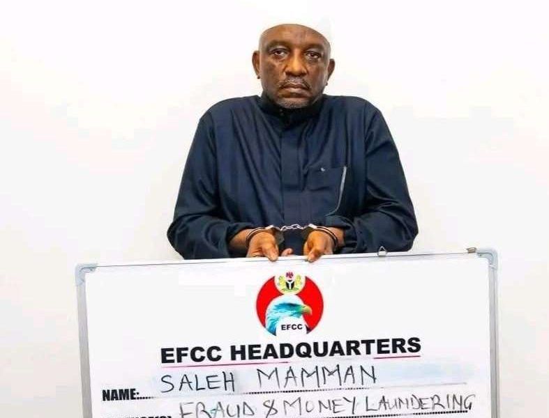 EFCC releases mugshots of ex-Power Minister Mamman after arrest