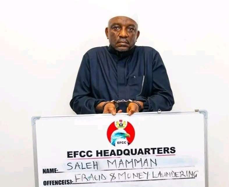 EFCC releases mugshots of ex-Power Minister Mamman after arrest
