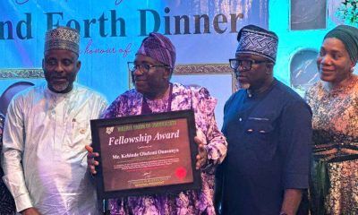 NUJ Honours Retired Ogun Head of Service, Onasanya, With Fellowship Award