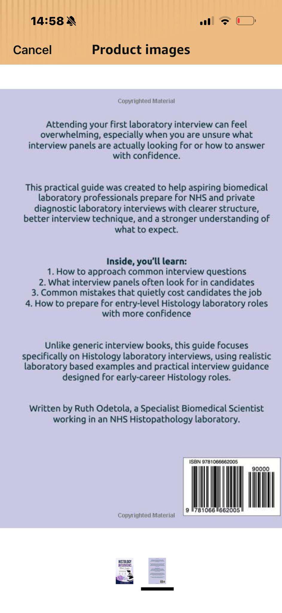 Review: Histology Interviews Made Simpler: A Practical Interview Guide for Entry-Level Histology Roles