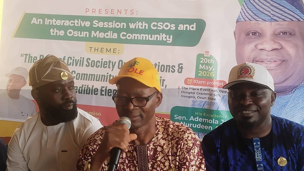 Osun Poll: CSOs, media, security agencies urged to uphold democratic responsibility