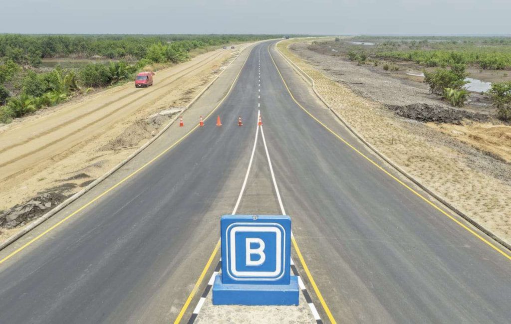 [PHOTOS] Julius Berger completes landmark Bodo-Bonny road, final touches underway