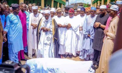 Zulum, Aiyedatiwa, Yilwatda Attend Burial of APC National Secretary's Mother in Osogbo