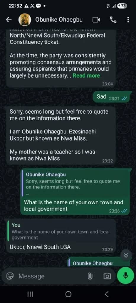 Kenneth Okonkwo Publishes WhatsApp Chats Amid Bribery Allegations Against Obi, NDC