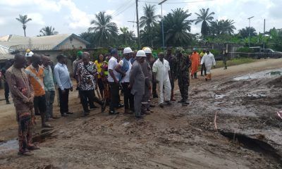 Abia Govt Inspects OML 11 Pipeline Blast In Umuololo Owaza, Demands NPDC Replace 70-Year-Old Pipe