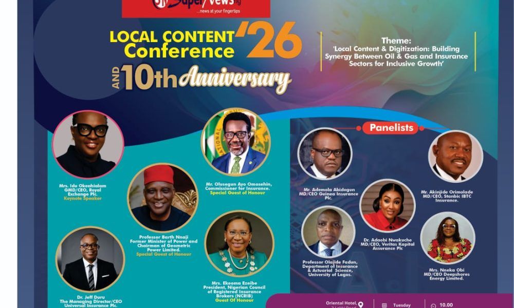 NAICOM, NCC, NLNG, Stanbic IBTC, Leadway Others Back SUPERNEWS Local Content Confab, 10th Anniversary