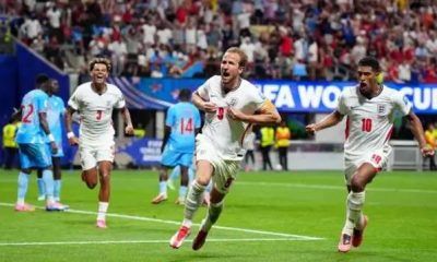 Kane’s double seals England comeback as Belgium, USA March into World Cup Round of 16
