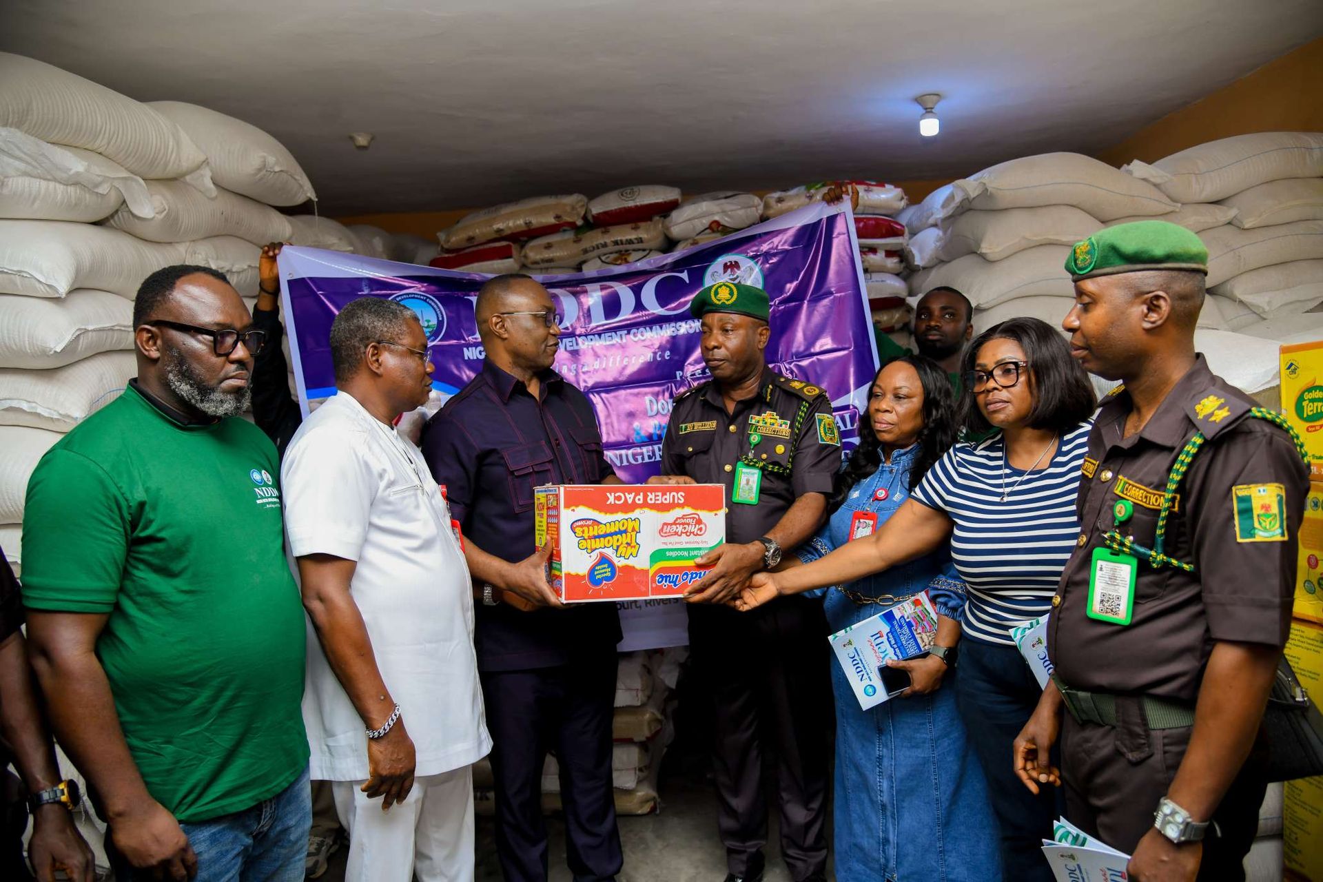 NDDC Donates Relief Materials to Rivers Correctional Centres