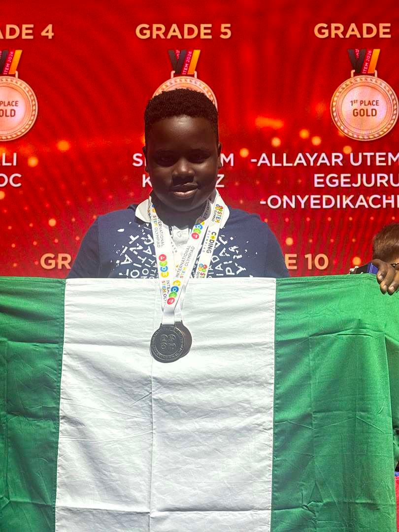 Nigerian Students Win Multiple Gold Medals at International STEM Olympiad in Italy