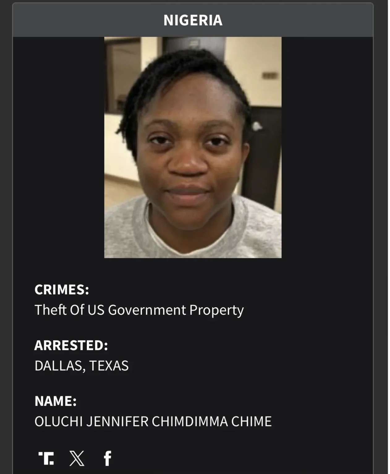 FULL LIST: US names 124 Nigerians on deportation watchlist over criminal convictions