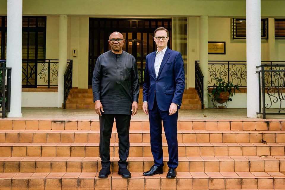Peter Obi and Dr Richard Montgomery