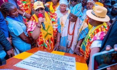 Osun: Adeleke commissions 3.5km phase one of Ila road dualisation, seeks re-election support
